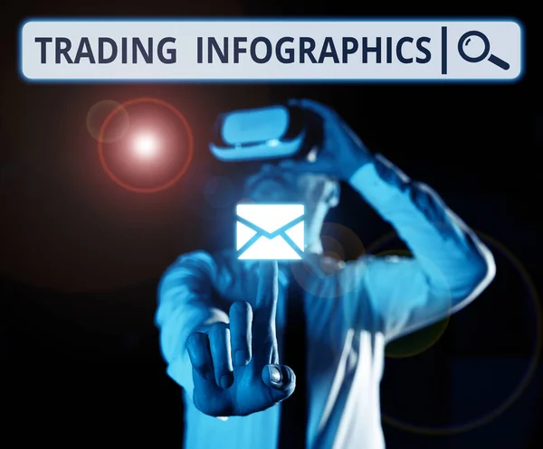 Testo Che Mostra Ispirazione Trading Infografica Concettuale Foto Rappresentazione Visiva — Foto Stock