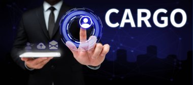 Kavramsal kargo, bir gemi uçağı ve araçla taşınan mallar için kelime.