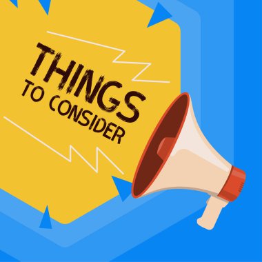 Conceptual display Things To Consider, Business showcase list to check or do it Shopping Schedule Time table