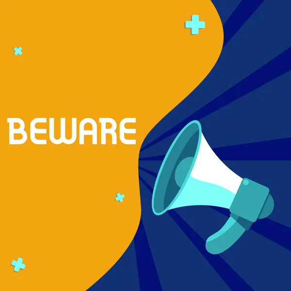 Text Showing Inspiration Beware Business Approach Used Warn Someone Very — 스톡 사진