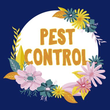 El yazısı Haşere Kontrolü, Mahsullere ve çiftlik hayvanlarına saldıran zararlı böcekleri öldürmekle ilgili Sözcük