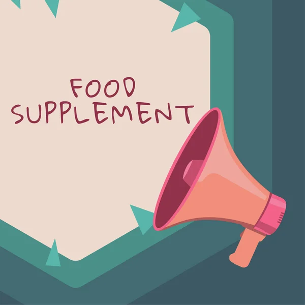 Tekst Met Inspiratie Voedingssupplement Business Concept Voorwaarden Praktijken Die Kwaliteit — Stockfoto
