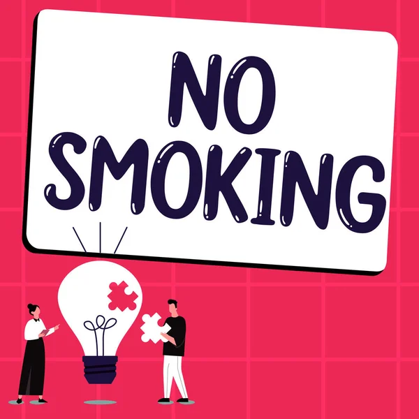 Writing Displaying Text Smoking Business Showcase Using Tobacco Forbiden Place — Fotografia de Stock