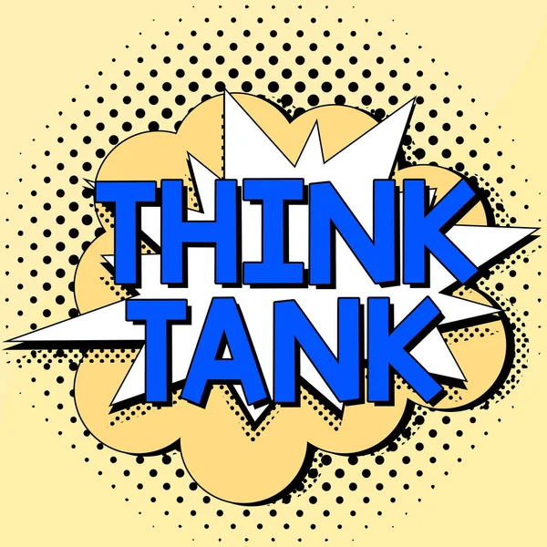 Handwriting text Think Tank, Word for Thinking of Innovative Valuable Solutions Successful Ideas