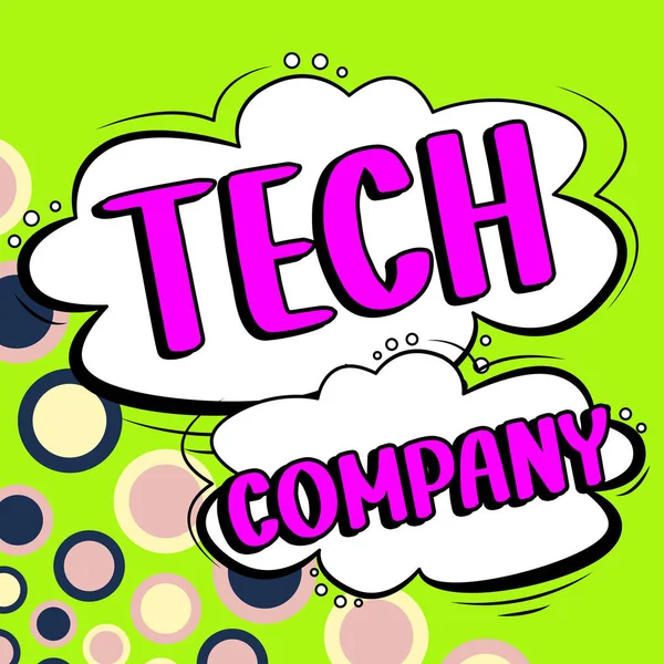 Conceptual Display Tech Company Internet Concept Company Invents Innovates Solutions — Stockfoto