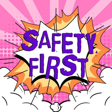 Önce metin güvenliğini gösteren yazılar yazılıyor. Gereksiz risklerden kaçının. Dikkatli olun.