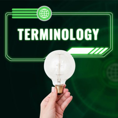 Çalışmalarda kullanılan Terminoloji, Kavramsal Fotoğraf Terimleri 'ni gösteren imzalar