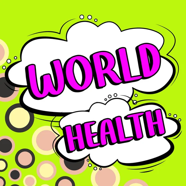 Inspiration Showing Sign World Health Business Overview World Day Action — Stockfoto