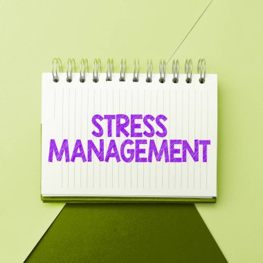 Stres Yönetimi kavramsal gösterim, kavram, stresi azaltan davranış ve düşünme şekilleri öğrenme anlamına gelir.