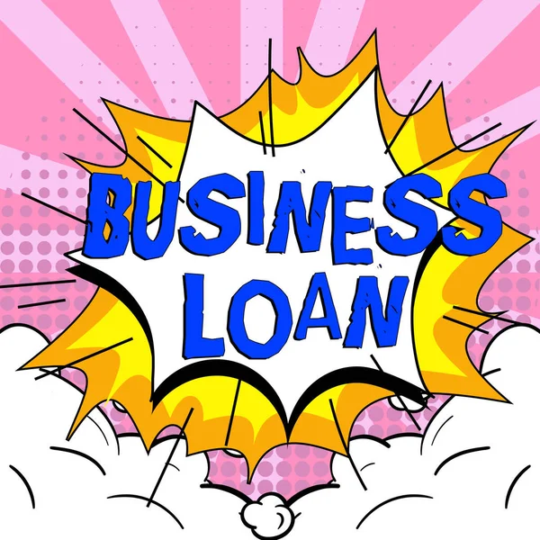 Handschriftlicher Text Business Loan Internet Konzept Credit Mortgage Financial Assistance — Stockfoto
