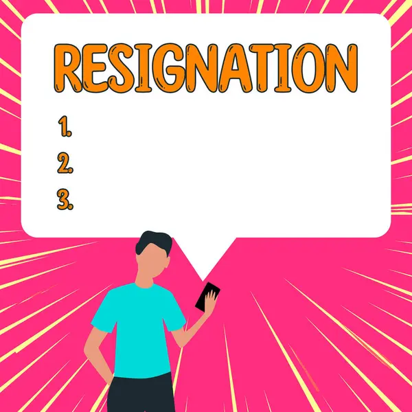 Inspiration Showing Sign Resignation Conceptual Photo Act Giving Working Ceasing — 스톡 사진