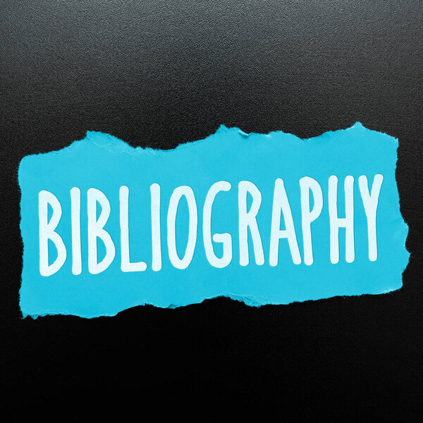 Написание текста Библиография, Интернет Концепция список произведений, относящихся к конкретной теме, периоду или автору