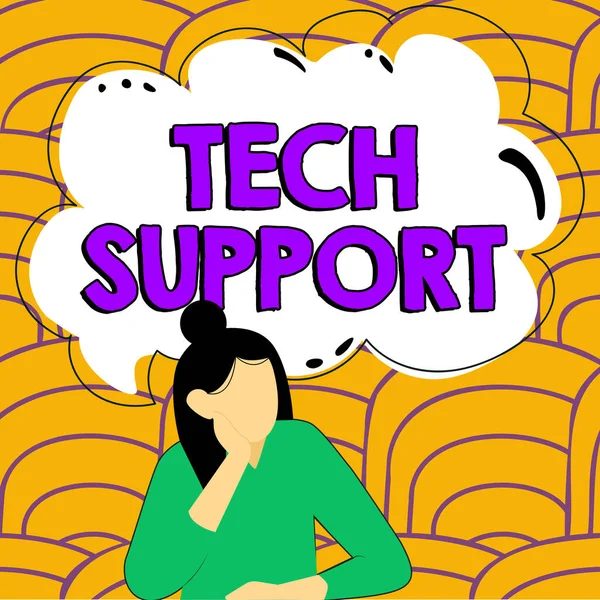 Writing Displaying Text Tech Support Business Approach Assisting Individuals Who — Stock Photo, Image