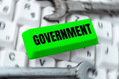 Hükümet sunan metin başlığı, Ülke devlet kuruluşunu yönetme yetkisi olan bir grup insana söz