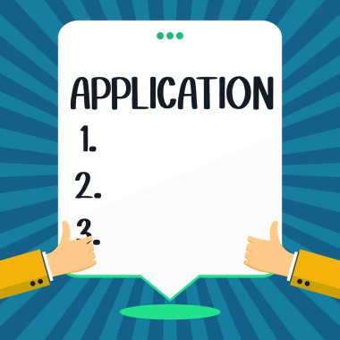 Uygulama sunan metin başlığı, Kavramsal fotoğraf Resmi ve genellikle yazılı bir form için bir sıralama