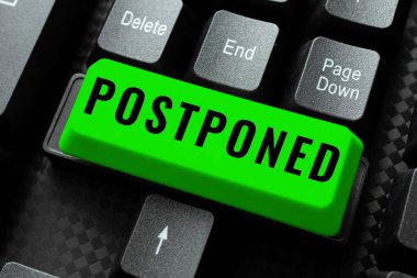 El yazısı tabelası ertelendi, İnternet kavramı öncelik, tercih ya da önem sırasına göre daha sonra yerleştirilecek