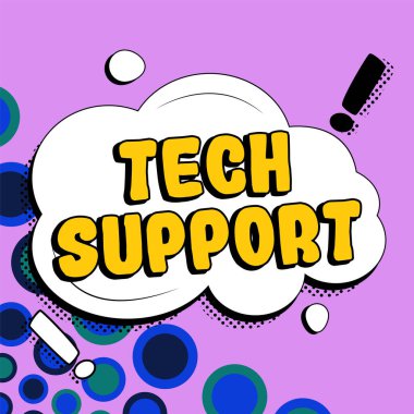 Writing displaying text Tech Support, Word Written on Assisting individuals who are having technical problems