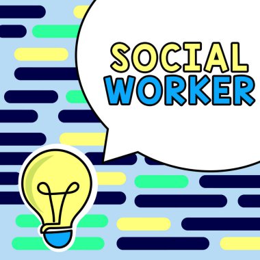 El yazısı imzası Sosyal İşçi, yetersiz veya gelirsiz devlet insanlarından iş genel değerlendirmesi yardımı