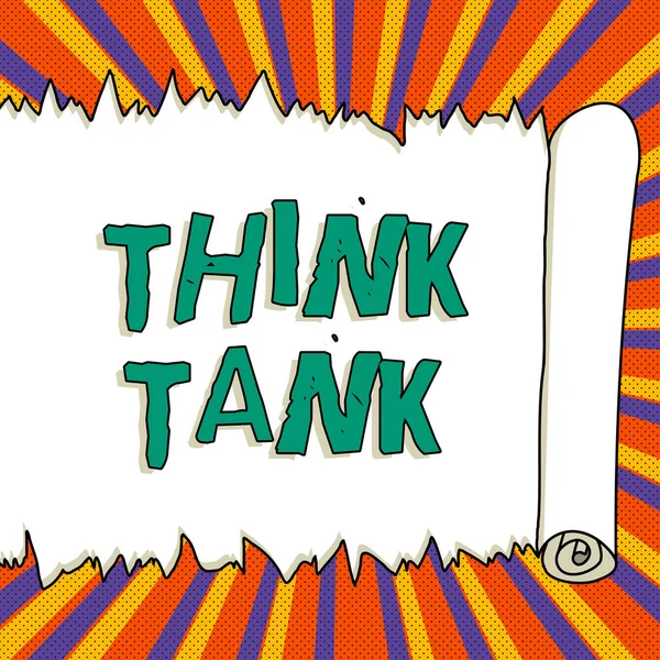 Handwriting text Think Tank, Word Written on Thinking of Innovative Valuable Solutions Successful Ideas