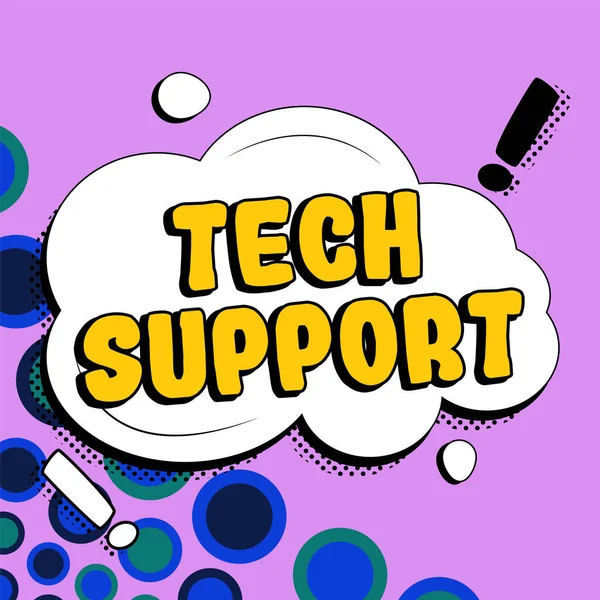 Writing Displaying Text Tech Support Word Written Assisting Individuals Who — Stock Photo, Image