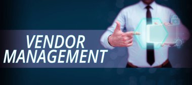 Tedarikçi Yönetimi kavramsal başlık, araştırma ve kaynak sağlayıcılara dahil iş konsepti faaliyetleri