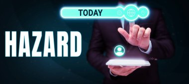 Tehlikeyi veya riski tanımlayan kavramsal gösterim tehlikesi, iş yaklaşımı hesabı veya beyanı