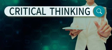 Text showing inspiration Critical Thinking, Business overview sequence of stages of a project requiring the longest time