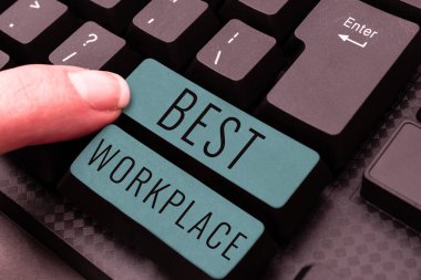 Kavramsal gösterim En İyi İş Yeri, İdeal şirket için Sözcük Yüksek Tazminatsız Çalışmak Stres Yok