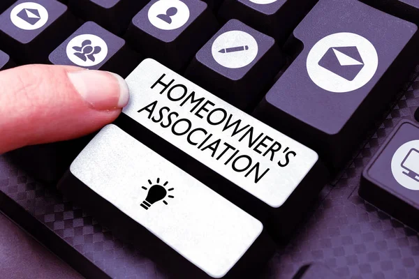 Conceptual display Homeowners Association, Business concept Covers losses and damages to an individuals house