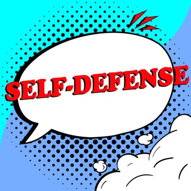 Kavramsal savunma, kavramsal fotoğraf fiziksel saldırıya uğrayan kişiyi savunma eylemi.