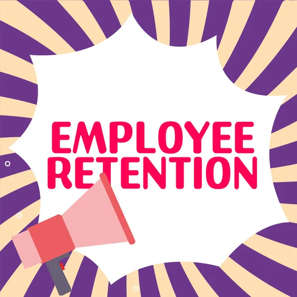 Conceptueel Bijschrift Employee Retention Business Concept Interne Aanwervingsmethode Gebruikt Door — Stockfoto