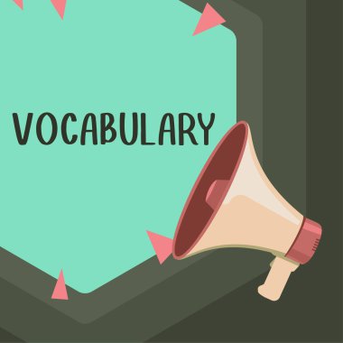 İlham veren sözcük dağarcığını gösteren metin, iş fikri toplamı alfabetik olarak düzenlenmiş, açıklanmış ya da tanımlanmış sözcük ve ifadeler