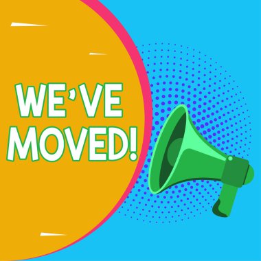 Weve Taşınmış 'ı gösteren metin başlığı, iş genel görünümü aynı veya farklı bir ülkeden canlı yayına girecek