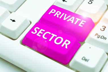 İlham veren özel sektörü gösteren metin, hükümetin sahip olmadığı ya da kontrol edemediği bir ekonominin parçası anlamına geliyor.