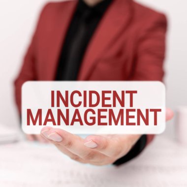 Olay Yönetimi, Hizmeti Normal Tehlikelere döndürmek için İş Genel Bakış Sürecini gösteren metin işareti