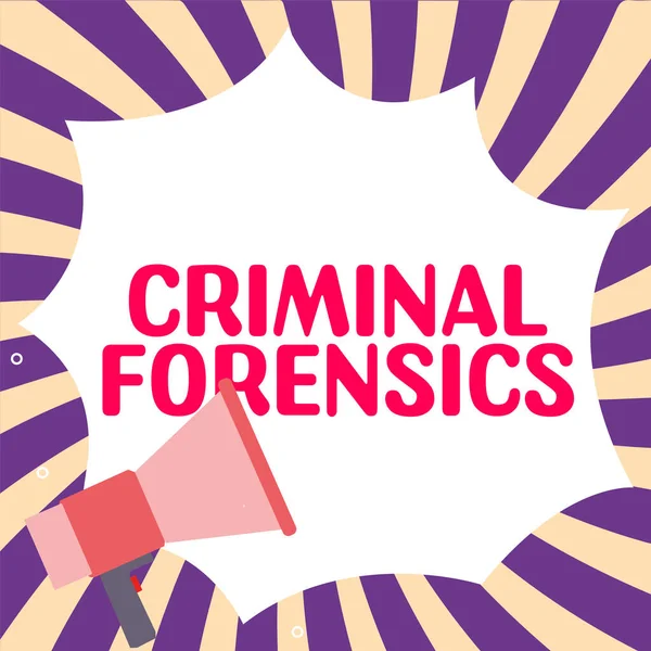 Text Showing Inspiration Criminal Forensics Business Overview Federal Offense Actions — Stockfoto