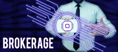 Komisyonculuğu gösteren imza, ticari müzakerelerde güvenilir bir ajan veya aracı görevi görüyor