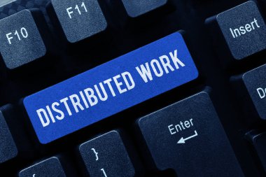 El yazısı metni Dağıtılmış İş, Ağ tesisleri kullanan şirketler tarafından uygulanan iş konsepti