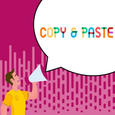 El yazısı metin kopyalama, kavramsal fotoğraf orijinal bir çalışmanın kopyası, kopyası veya kopyası.