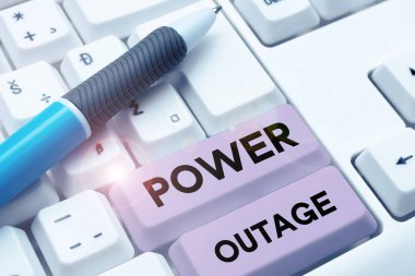 Writing displaying text Power Outage, Business concept The ability to influence peers for attaining the goals