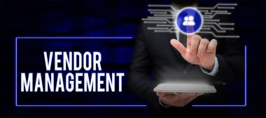 Tedarikçi Yönetimi, araştırma ve kaynak tedarikçilerine yönelik iş genel değerlendirmesi faaliyetlerini gösteren bir imza