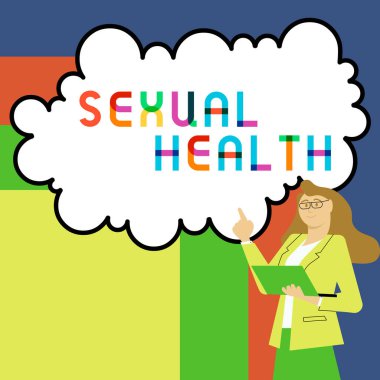 El yazısı metni: Cinsel Sağlık, İş Genel Görünümü Sağlıklı Vücut Tatmin Edici Cinsel Yaşam Pozitif İlişkiler