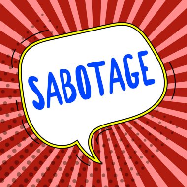 İlham veren metni Sabotaj, İşveren araçlarının ve malzemelerin işçiler tarafından yok edilmesi,