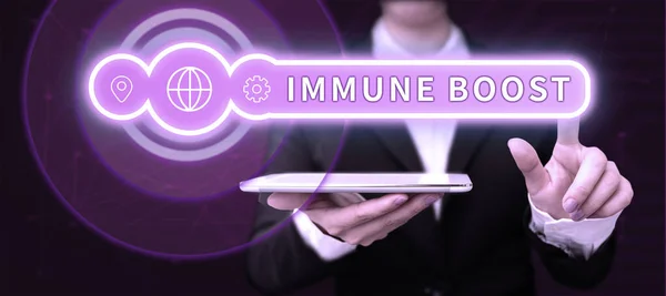 Handwriting text Immune Boost, Business showcase being able to resist a particular disease preventing development of pathogens