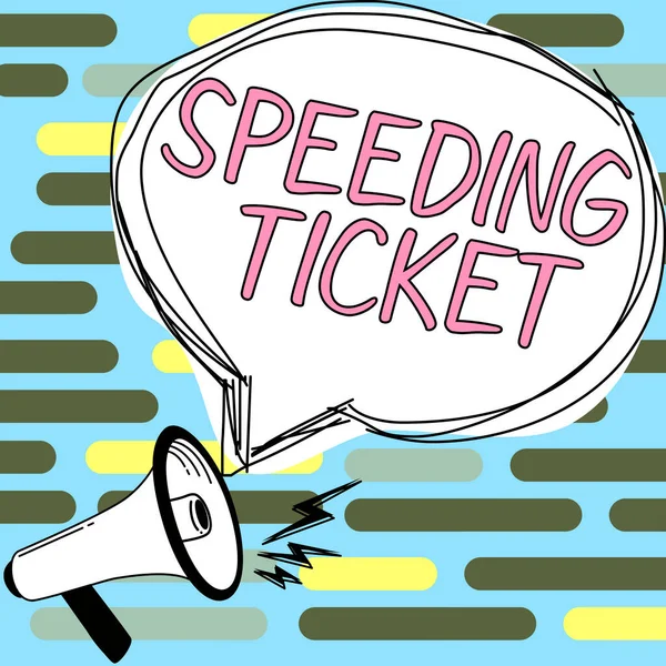 Znak Tekstowy Pokazujący Bilet Prędkość Koncepcja Biznesowa Test Psychologiczny Dla — Zdjęcie stockowe