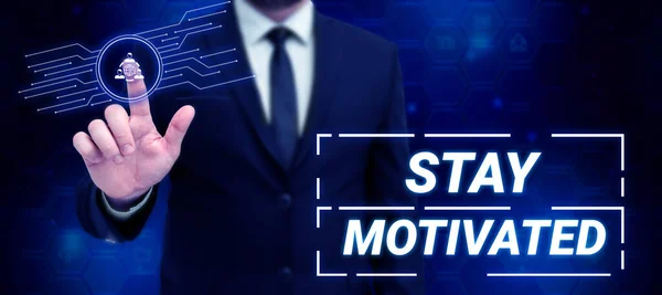 Handwriting Text Stay Motivated Conceptual Photo Reward Yourself Every Time — Stock Photo, Image