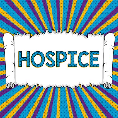 Bakımevini gösteren metin başlığı, kavram anlamında ölümcül derecede hasta olan hastaların acı çekmesine odaklanır.