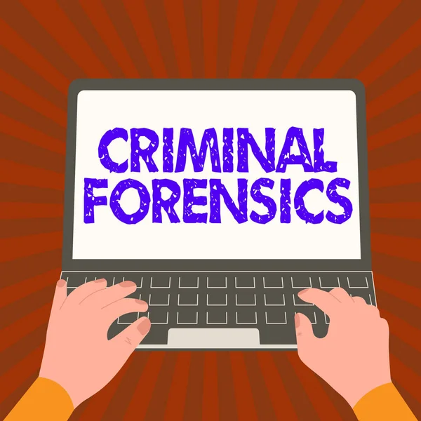 Conceptual display Criminal Forensics, Business approach Federal Offense actions Illegal Activities punishable by Law