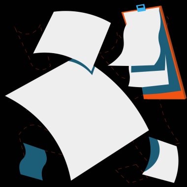 Bank papers laying on the table. Important information written on sheets.