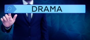 Drama, kavramsal fotoğraf, bir durum ya da kuvvetlerin ilginç ya da yoğun çatışmasını içeren olaylar dizisi.